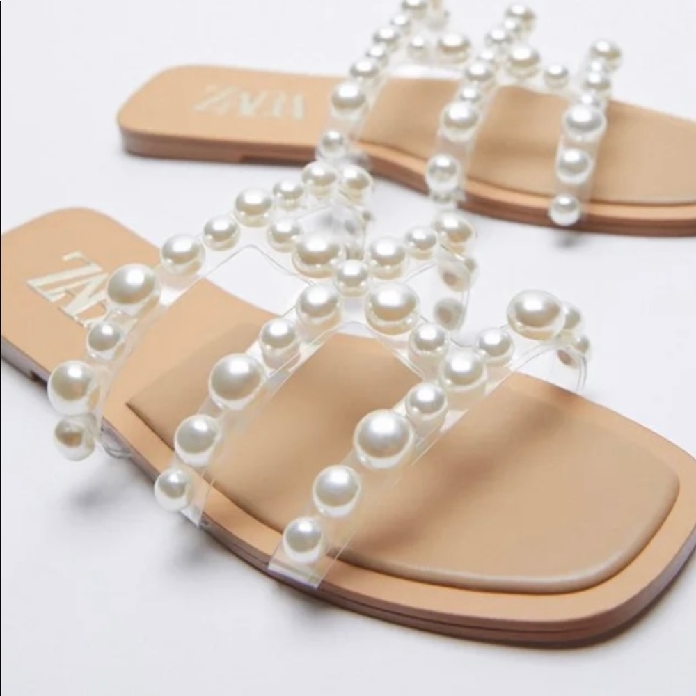 Zara beaded sandals
